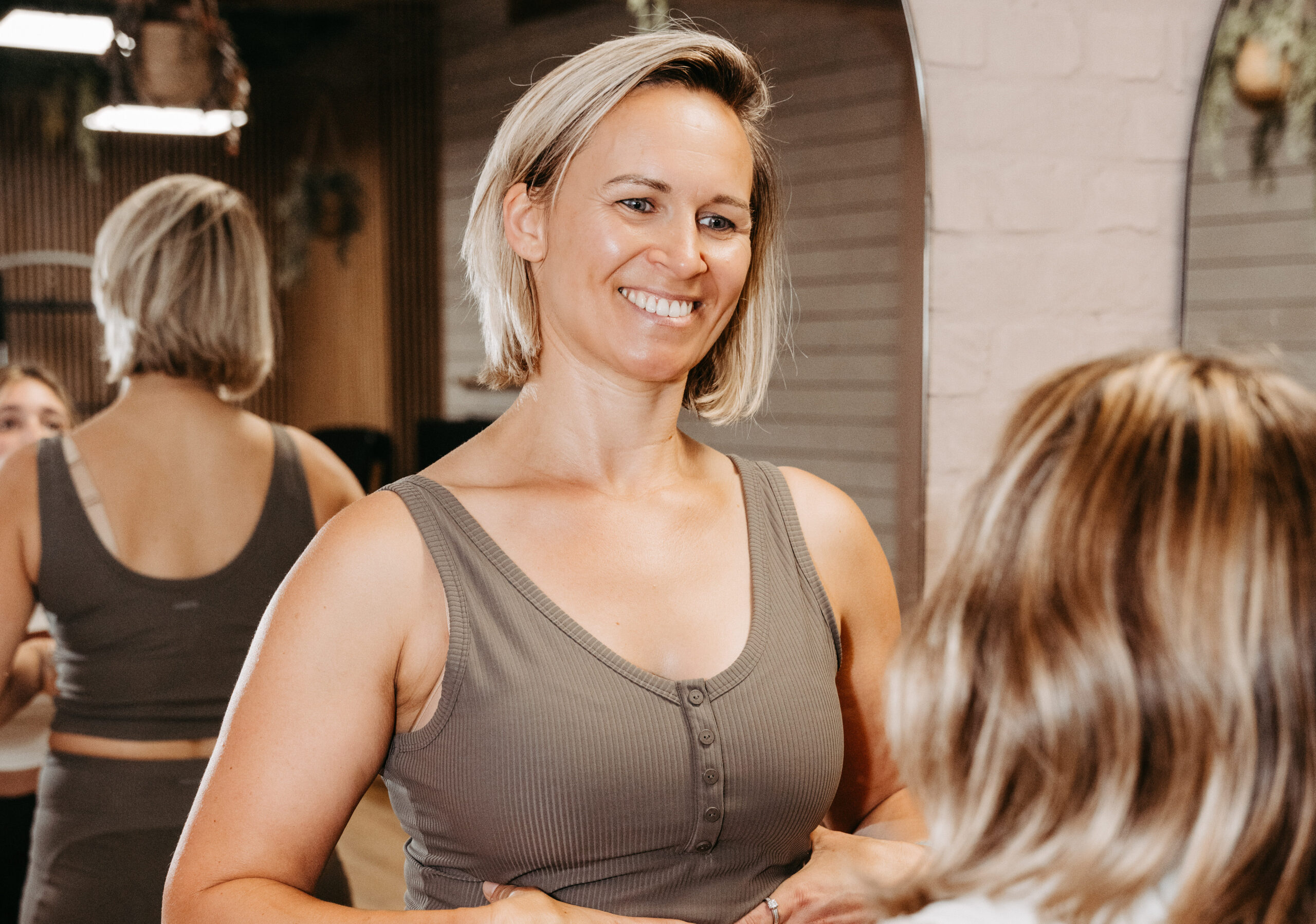 Hilde Stragier – oprichter en Pilates coach van Body in Balance Poperinge – persoonlijke begeleiding en motivatie voor een gezonde levensstijl en duurzaam resultaat in de Westhoek
